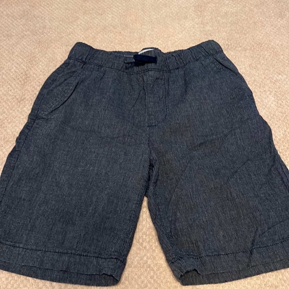 Old navy faux linen (cotton) adjustable waist shorts